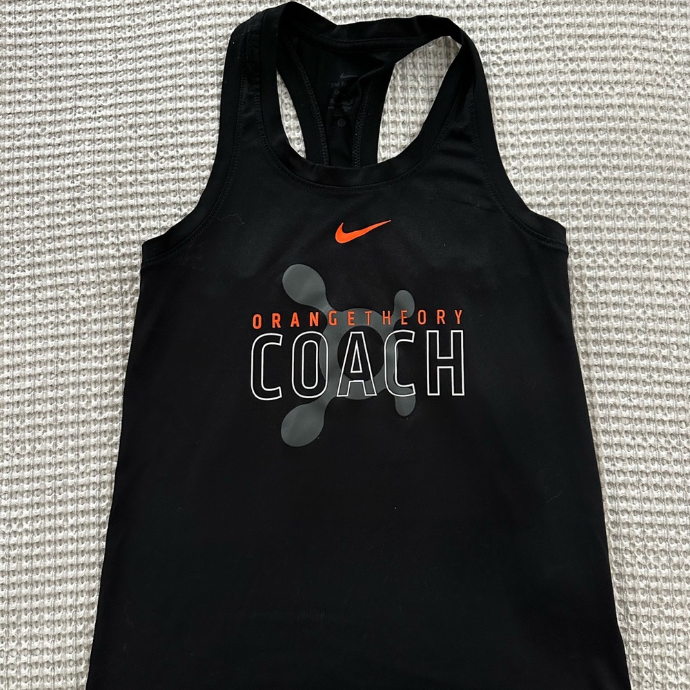Women’s Orangetheory Coach Black Tank Top